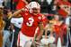 LINCOLN, NE - NOVEMBER 10: Safety Daimion Stafford #3 of the Nebraska Cornhuskers listens to the crowd react after he scores on an interception during their game against the Penn State Nittany Lions at Memorial Stadium on November 10, 2012 in Lincoln, Nebraska. Nebraska beat Penn State 32-23. (Photo by Eric Francis/Getty Images)
