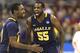 KANSAS CITY, MO - MARCH 22: Ramon Galloway #55 of the La Salle Explorers reacts to a tree point shot against the Kansas State Wildcats during the second round of the 2013 NCAA Men's Basketball Tournament at the Sprint Center on March 22, 2013 in Kansas City, Missouri. (Photo by Ed Zurga/Getty Images)