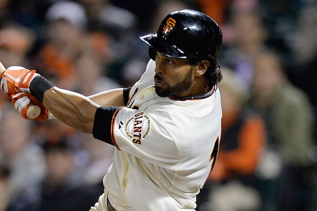 Angel Pagan out of Lineup Today vs. Cubs with Sore Wrist