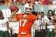 MIAMI GARDENS, FL - NOVEMBER 17: Stephen Morris #17 of the Miami Hurricanes throws the ball against the South Florida Bulls on November 17, 2012 at Sun Life Stadium in Miami Gardens, Florida. (Photo by Joel Auerbach/Getty Images)