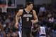DALLAS, TX - FEBRUARY 20: Nikola Vucevic #9 of the Orlando Magic at American Airlines Center on February 20, 2013 in Dallas, Texas. NOTE TO USER: User expressly acknowledges and agrees that, by downloading and or using this photograph, User is consenting to the terms and conditions of the Getty Images License Agreement. (Photo by Ronald Martinez/Getty Images)