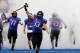 BOISE, ID - NOVEMBER 17: Blake Renaud #13 of the Boise State Broncos carries the hammer against the Colorado State Rams at Bronco Stadium on November 17, 2012 in Boise, Idaho. (Photo by Otto Kitsinger III/Getty Images)