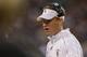 SEATTLE, WA - OCTOBER 13: Head coach Lane Kiffin of the USC Trojans looks on during the game against the Washington Huskies on October 13, 2012 at CenturyLink Field in Seattle, Washington. (Photo by Otto Greule Jr/Getty Images)