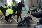 Video: Newcastle Fans Clash with Police After Loss