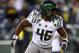 SEATTLE, WA - SEPTEMBER 29: Linebacker Michael Clay #46 of the Oregon Ducks warms up prior to the game against the Washington State Cougars on September 29, 2012 at CenturyLink Field in Seattle, Washington. (Photo by Otto Greule Jr/Getty Images)
