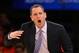 NEW YORK, NY - MARCH 13: head coach Mike Rice of the Rutgers Scarlet Knights shouts instructions to his team against Notre Dame Fighting Irish during the second round of the Big East Tournament at Madison Square Garden on March 13, 2013 in New York City. (Photo by Al Bello/Getty Images)