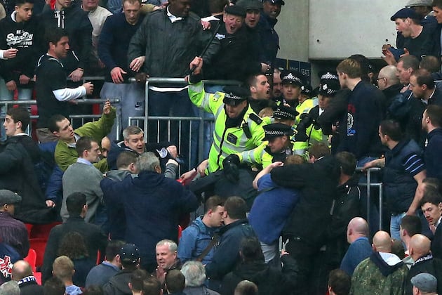 Millwall and Newcastle Fans Take English Football Back to the Dark Ages