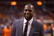 MIAMI, FL - APRIL 02: LeBron James #6 of the Miami Heat looks on during a game against the New York Knicks at American Airlines Arena on April 2, 2013 in Miami, Florida. NOTE TO USER: User expressly acknowledges and agrees that, by downloading and or using this photograph, User is consenting to the terms and conditions of the Getty Images License Agreement. (Photo by Mike Ehrmann/Getty Images)