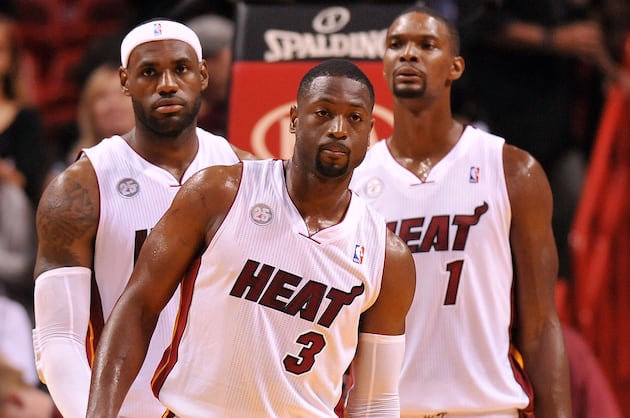 No LeBron, Bosh or Wade Tonight vs. Cavs