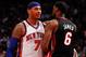 LeBron James and the Heat do not want to face Carmelo Anthony's Knicks in the playoffs.