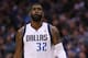 DALLAS, TX - FEBRUARY 20: O.J. Mayo #32 of the Dallas Mavericks at American Airlines Center on February 20, 2013 in Dallas, Texas. NOTE TO USER: User expressly acknowledges and agrees that, by downloading and or using this photograph, User is consenting to the terms and conditions of the Getty Images License Agreement. (Photo by Ronald Martinez/Getty Images)