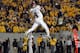 MORGANTOWN, WV - NOVEMBER 17: Kenny Stills #4 of the Oklahoma Sooners catches a touchdown pass in the second half against the West Virginia Mountaineers during the game on November 17, 2012 at Mountaineer Field in Morgantown, West Virginia. OU defeated WVU 50-49. (Photo by Justin K. Aller/Getty Images)