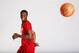 April 3, 2013; Chicago, IL, USA; McDonald's All American forward Andrew Wiggins (22) poses for portraits before the 36th McDonalds All American Games to be played at the United Center. Mandatory Credit: Brian Spurlock-USA TODAY Sports