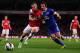 LONDON, ENGLAND - APRIL 16: Jack Wilshere of Arsenal and Leighton Baines of Everton battle for the ball during the Barclays Premier League match between Arsenal and Everton at Emirates Stadium on April 16, 2013 in London, England. (Photo by Michael Regan/Getty Images)