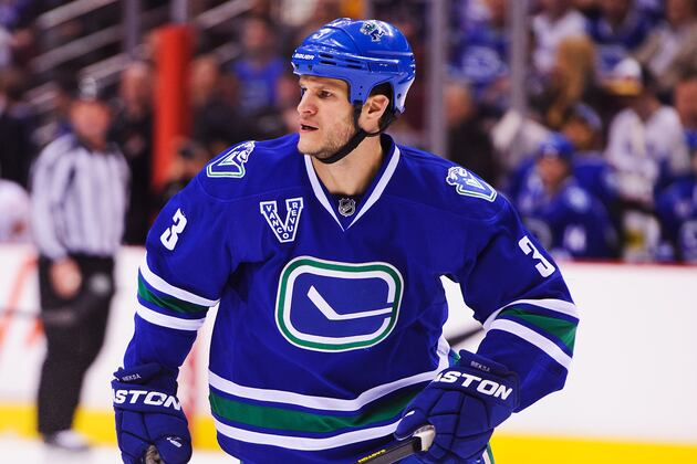 Bieksa out Tonight vs. Blues with Lower-Body Injury