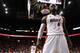 MIAMI, FL - MARCH 24: Forward LeBron James #6 of the Miami Heat reacts after a dunk against the Charlotte Bobcats at American Airlines Arena on March 24, 2013 in Miami, Florida. NOTE TO USER: User expressly acknowledges and agrees that, by downloading and or using this photograph, User is consenting to the terms and conditions of the Getty Images License Agreement. (Photo by Marc Serota/Getty Images)