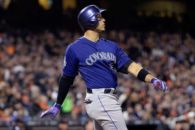 Helton Helps Rockies to 8-4 Win over Mets