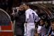 LA CORUNA, SPAIN - FEBRUARY 23: Head coach Jose Mourinho (L) of Real Madrid CF gives instructions to Cristiano Ronaldo (2ndl) on the desk during the La Liga match between RC Deportivo La Coruna and Real Madrid CF at Riazor Stadium on February 23, 2013 in La Coruna, Spain. (Photo by Gonzalo Arroyo Moreno/Getty Images)
