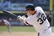 CHICAGO, IL - APRIL 07: Adam Dunn #32 of the Chicago White Sox hits two-run homer in the first inning against the Seattle Mariners on April 7, 2013 at U.S. Cellular Field in Chicago, Illinois. (Photo by David Banks/Getty Images)