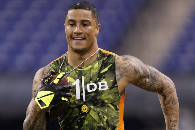 Possible Miami Dolphins Draft Prospect, Safety Kenny Vaccaro, Is in Town
