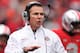 COLUMBUS, OH - NOVEMBER 24: Head coach Urban Meyer of the Ohio State Buckeyes shouts instructions to his team during the first half of a game against the Michigan Wolverines at Ohio Stadium on November 24, 2012 in Columbus, Ohio. Ohio State defeated Michigan 26-21. (Photo by Jamie Sabau/Getty Images)