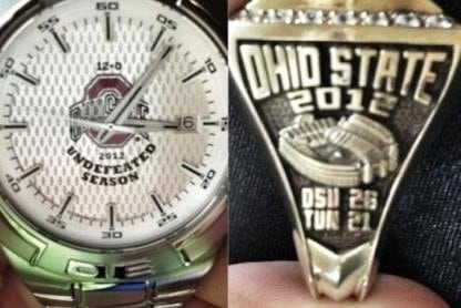 Ohio State Won't Even Acknowledge Michigan by Name on Its 12-0 Rings