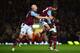 LONDON, ENGLAND - APRIL 17: Mohamed Diame of West Ham United celebrates scoring his team's second goal with team mates James Collins (L) and Gary O'Neil during the Barclays Premier League match between West Ham United and Manchester United at the Boleyn Ground on April 17, 2013 in London, England. (Photo by Jamie McDonald/Getty Images)