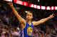 PHOENIX, AZ - APRIL 05: Stephen Curry #30 of the Golden State Warriors reacts in the final moments of the NBA game against the Phoenix Suns at US Airways Center on April 5, 2013 in Phoenix, Arizona. The Warriors defeated the Suns 111-107. NOTE TO USER: User expressly acknowledges and agrees that, by downloading and or using this photograph, User is consenting to the terms and conditions of the Getty Images License Agreement. (Photo by Christian Petersen/Getty Images)