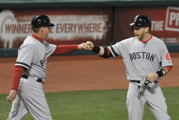 Red Sox Score Three in 1st, Win Fifth in Row