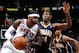 Josh Smith vs. Paul George will be a key matchup in the Hawks-Pacers series.