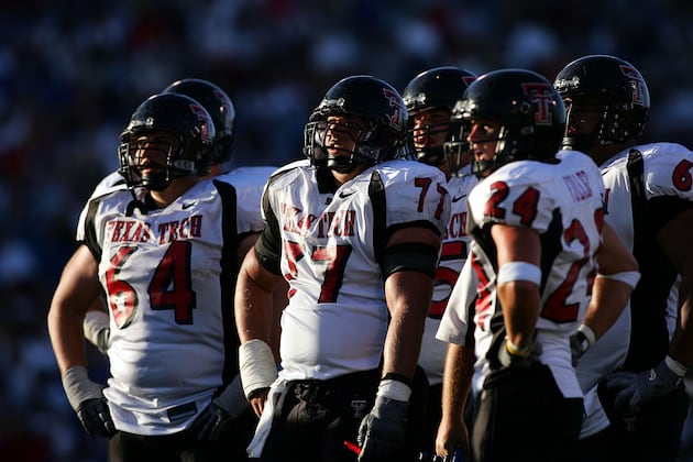 Hard Work Paying off for Red Raiders Offensive Line