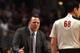 CHICAGO, IL - APRIL 17: Head coach Tom Thibodeau of the Chicago Bulls complains to referee Marat Kogut #68 during a game against the Washington Wizards at the United Center on April 17, 2013 in Chicago, Illinois. The Bulls defeated the Wizards 95-92. NOTE TO USER: User expressly acknowledges and agrees that, by downloading and or using this photograph, User is consenting to the terms and conditions of the Getty Images License Agreement. (Photo by Jonathan Daniel/Getty Images)
