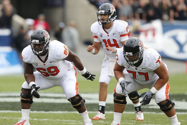 Beavers' Offensive Line Steps Up