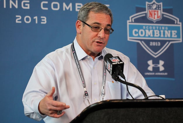 Gettleman: Panthers Seeking 'big Hog Mollies' in NFL Draft