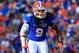 GAINESVILLE, FL - NOVEMBER 17: Josh Evans #9 of the Florida Gators during the game against the Jacksonville State Gamecocks at Ben Hill Griffin Stadium on November 17, 2012 in Gainesville, Florida. (Photo by Sam Greenwood/Getty Images)