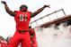 PISCATAWAY, NJ - OCTOBER 27: Mark Harrison #81 of the Rutgers Scarlet Knights takes the field against the Kent State Golden Flashes at High Point Solutions Stadium on October 27, 2012 in Piscataway, New Jersey. (Photo by Alex Trautwig/Getty Images)