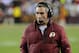 Jan 6, 2013; Landover, MD, USA; Washington Redskins head coach Mike Shanahan on the sidelines during the fourth quarter of the NFC Wild Card playoff game against the Seattle Seahawks at FedEx Field. Mandatory Credit: Brad Mills-USA TODAY Sports