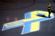 BOSTON, MA - APRIL 17: Dennis Seidenberg #44 of the Boston Bruins stands near aa projection of the Boston Marathon Memorial Ribbon seen on the ice during pre game ceremonies in remembrance of the Boston Marathon bombing victims before a game between the Buffalo Sabres and the Boston Bruins at TD Garden on April 17, 2013 in Boston, Massachusetts. (Photo by Jim Rogash/Getty Images)