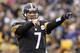PITTSBURGH, PA - DECEMBER 30: Ben Roethlisberger #7 of the Pittsburgh Steelers directs the offense against the Cleveland Browns during the game on December 30, 2012 at Heinz Field in Pittsburgh, Pennsylvania. The Steelers defeated the Browns 24-10. (Photo by Justin K. Aller/Getty Images)