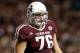 COLLEGE STATION, TX - NOVEMBER 24: Luke Joeckel #76 of the Texas A&M Aggies is seen on the field during the game against the Missouri Tigers at Kyle Field on November 24, 2012 in College Station, Texas. (Photo by Scott Halleran/Getty Images)