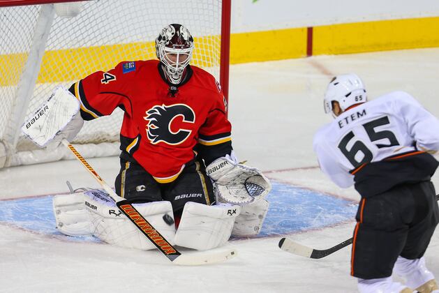 Flames Back Kiprusoff with Win over Ducks