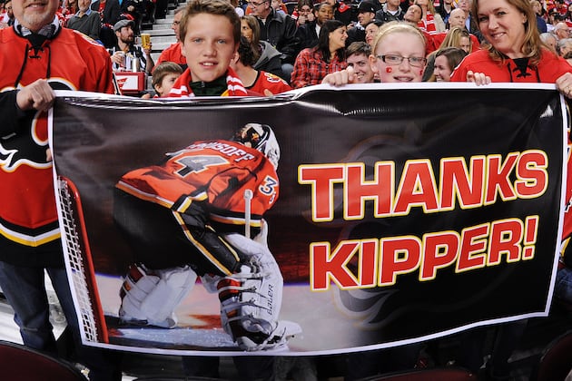 Flames Back Kiprusoff with Win over Ducks