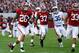 TUSCALOOSA, AL - NOVEMBER 24: Dee Milliner #28 of the Alabama Crimson Tide reacts after recovering a fumble by the Auburn Tigers at Bryant-Denny Stadium on November 24, 2012 in Tuscaloosa, Alabama. (Photo by Kevin C. Cox/Getty Images)
