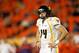 MIAMI GARDENS, FL - JANUARY 04: Paul Millard #14 of the West Virginia Mountaineers looks on against the Clemson Tigers during the Discover Orange Bowl at Sun Life Stadium on January 4, 2012 in Miami Gardens, Florida. (Photo by Mike Ehrmann/Getty Images)