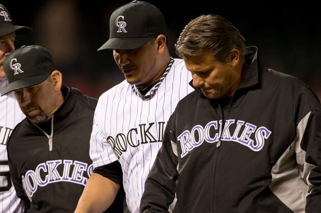 Rockies Pitcher Chacin to Have MRI on Back