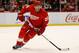 DETROIT, MI - JANUARY 22: Drew Miller #20 of the Detroit Red Wings skates against the Dallas Stars at Joe Louis Arena on January 22, 2013 in Detroit, Michigan. (Photo by Gregory Shamus/Getty Images)