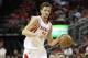 April 14, 2013; Houston, TX, USA; Houston Rockets small forward Chandler Parsons (25) dribbles the ball against the Sacramento Kings in the second quarter at the Toyota Center. Mandatory Credit: Brett Davis-USA TODAY Sports