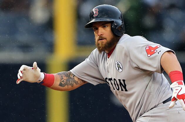 PHOTO: Jonny Gomes Honors Boston Bombing Victims on His Bat
