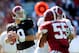TUSCALOOSA, AL - APRIL 20: A.J. McCarron #10 of the White team drops back to pass during the Alabama A-Day spring game at Bryant-Denny Stadium on April 20, 2013 in Tuscaloosa, Alabama. (Photo by Stacy Revere/Getty Images)