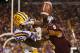 BATON ROUGE, LA - NOVEMBER 10: Darius Slay #9 of the Mississippi State Bulldogs breaks up a pass intended for Kadron Boone #86 of the LSU Tigers at Tiger Stadium on November 10, 2012 in Baton Rouge, Louisiana. The Tigers defeated the Bulldogs 37-17. (Photo by Chris Graythen/Getty Images)